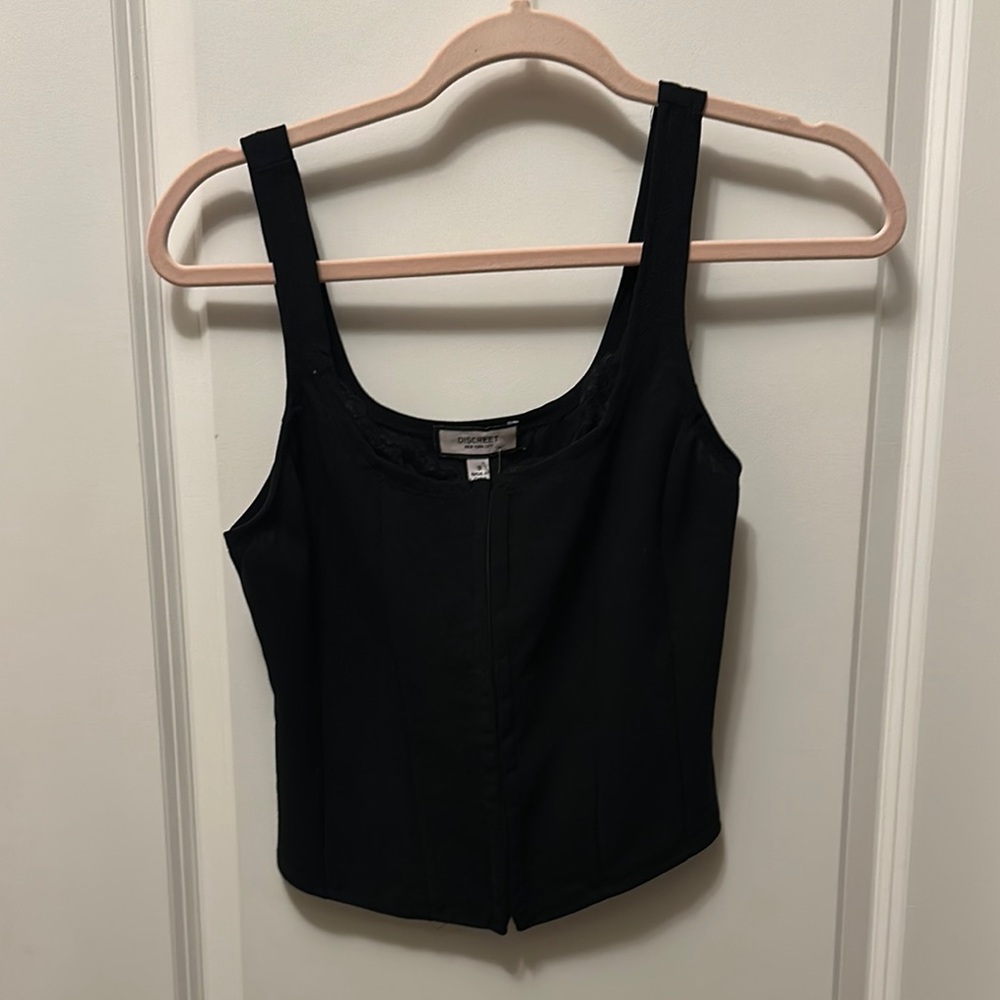 Women's Black Top by Discreet size: small nWT